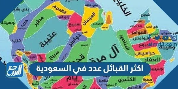 اكثر القبائل عدد في السعودية
