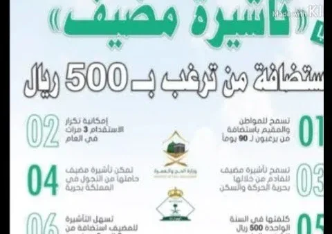 تأشيرة مضيف في السعودية