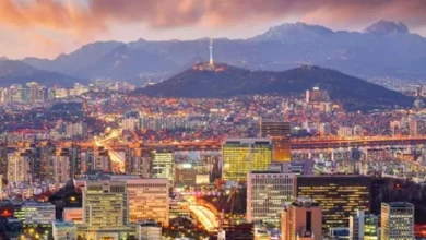 كم ساعة من كوريا إلي السعودية