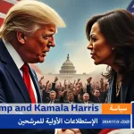 alyemenalghad.com Trump and Kamala Harris