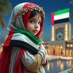 alyemenalghad.com UAE flag with a building