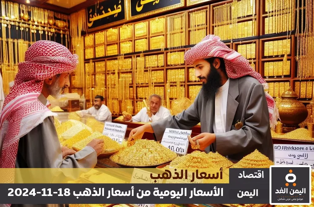 أسعار الذهب في اليمن 18-11-2024