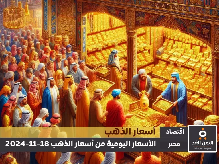 أسعار الذهب في مصر 18-11-2024 من سعر الجرام الذهب عيار 21 اليوم