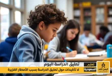 هل هناك تعليق الدراسة