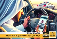 غرامة إستخدام الجهاز المحمول