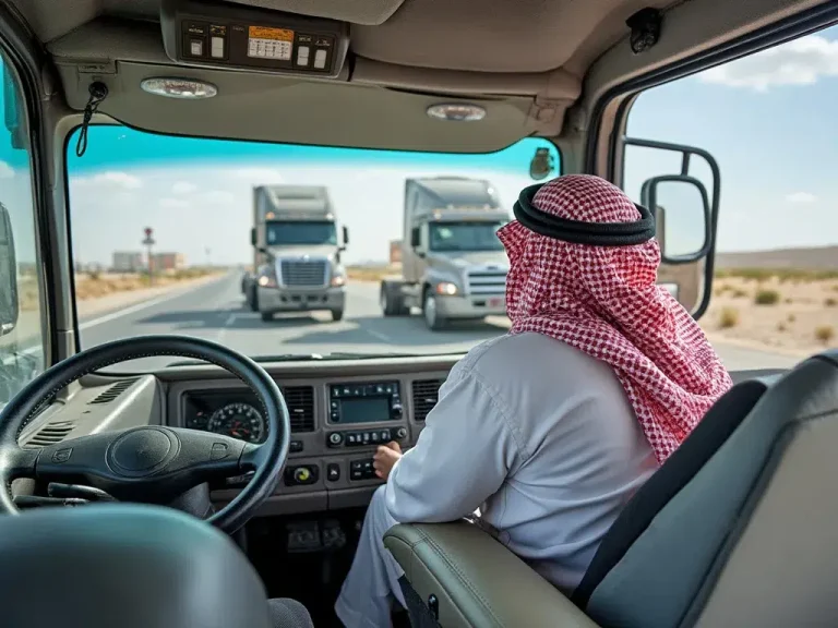 شاحنات أجنبية مخالفة