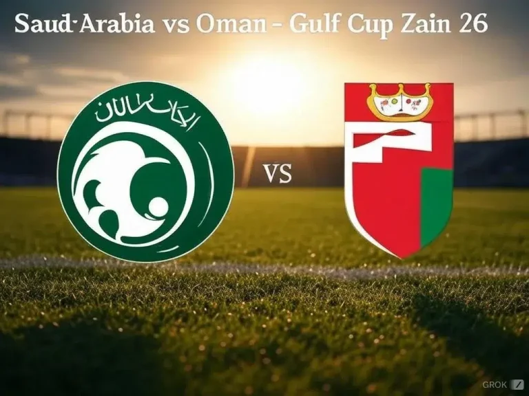 موعد مباراة السعودية وعمان في نصف نهائي كأس الخليج خليجي 26 زين
