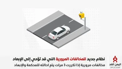 تكرار المخالفات المرورية 3 مرات