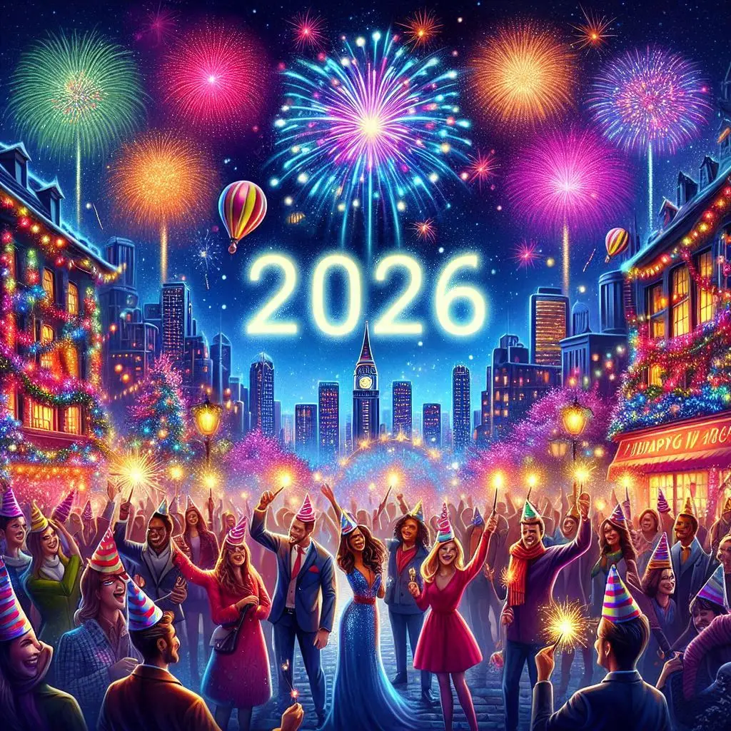 رسائل ليلة رأس السنة 2026 | أجمل عبارات تهنئة السنة الميلادية الجديدة 2026