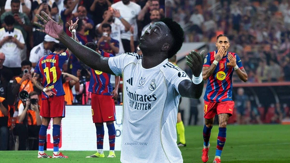 ملخص جنوني.. نتيجة أهداف مباراة برشلونة ضد ريال مدريد الشوط الأول في نهائي السوبر الإسباني 2026