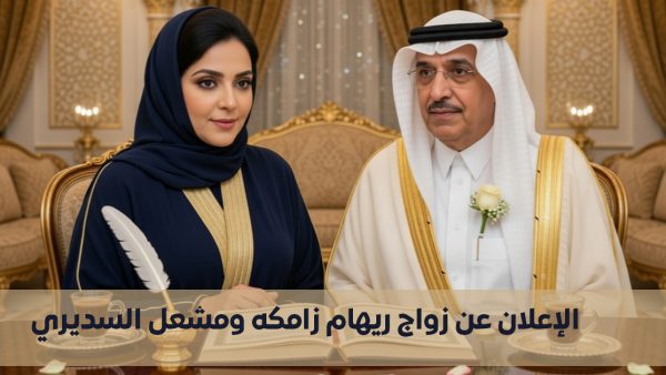 السعودية: زواج ريهام زامكه ومشعل السديري