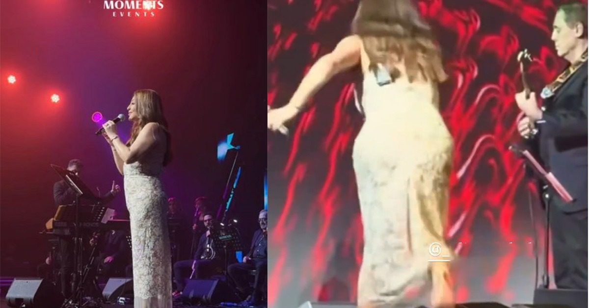 تفاصيل تعثر إليسا على المسرح في حفل أبو ظبي.. موقف محرج لـ “ملكة الإحساس”